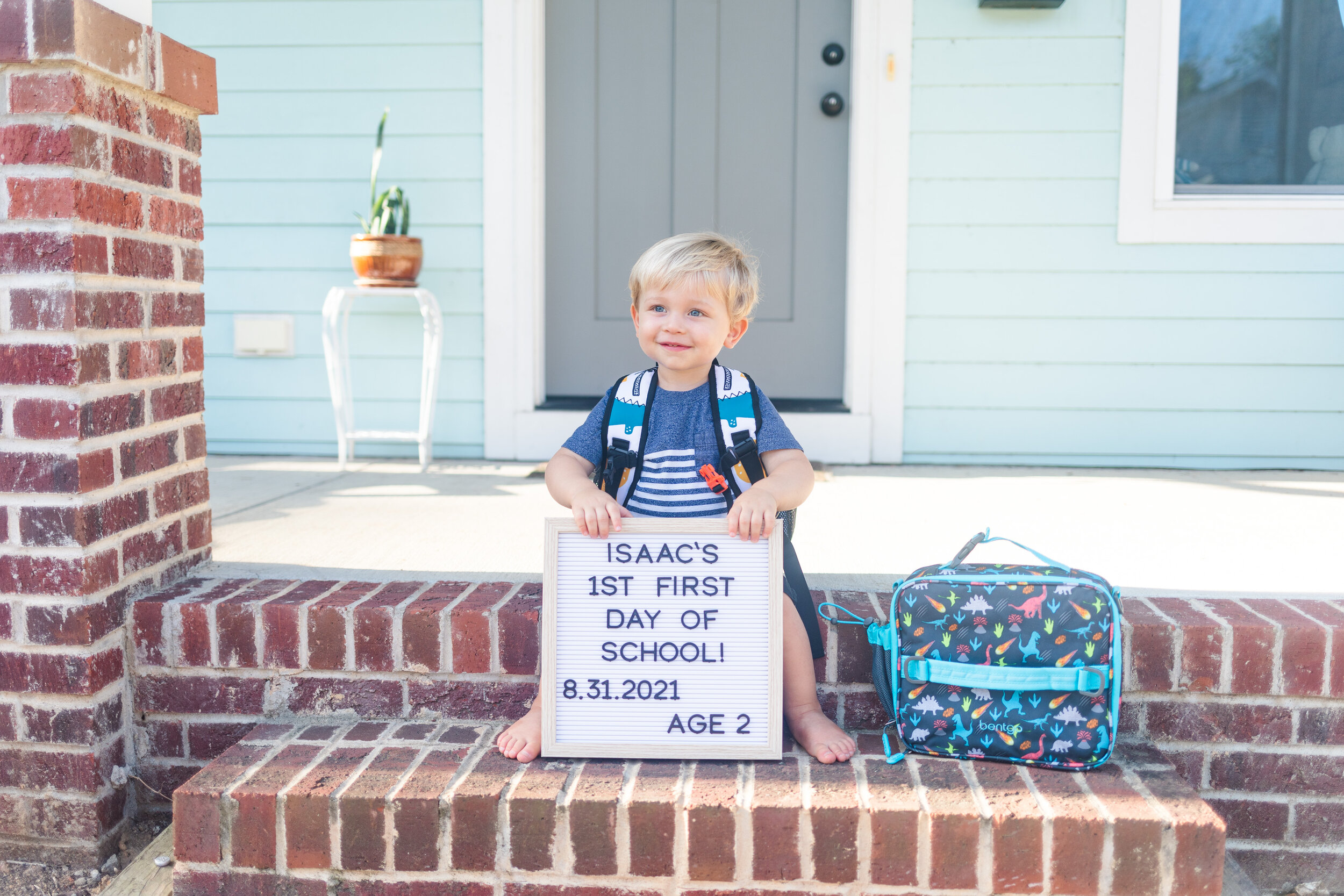 Thoughts, Feelings, and Photos from this Mama on her Son's First Day of Preschool! 